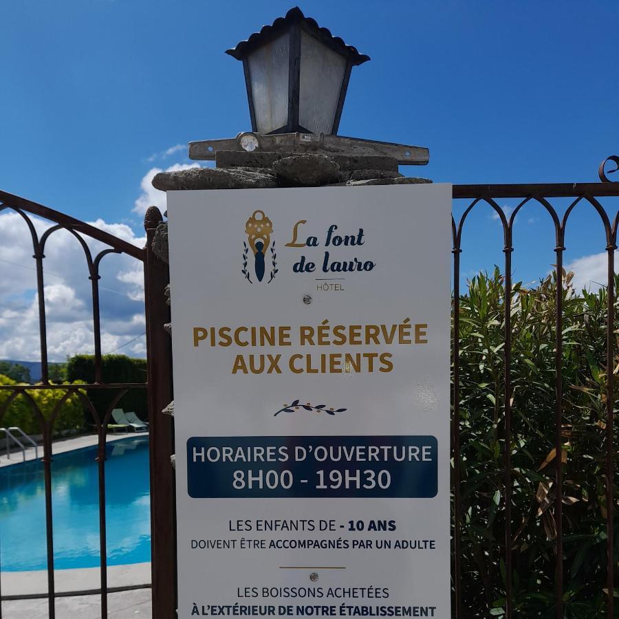 Hotel Font De Lauro Saumane-de-Vaucluse Dış mekan fotoğraf